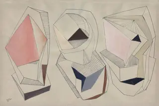 Three Forms, by Merlyn Evans, 1940