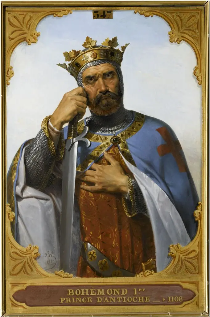 Imaginary portrait of Bohemond I, by Merry-Joseph Blondel