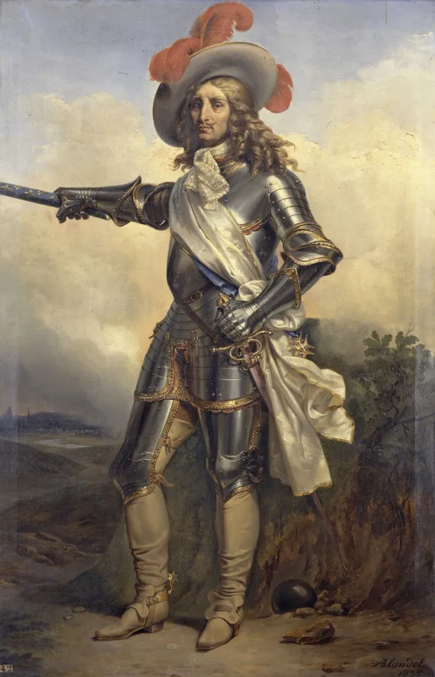 Portrait of Guy Aldonce de Durfort de Lorges (1630-1702), by Merry-Joseph Blondel, oil, 1827