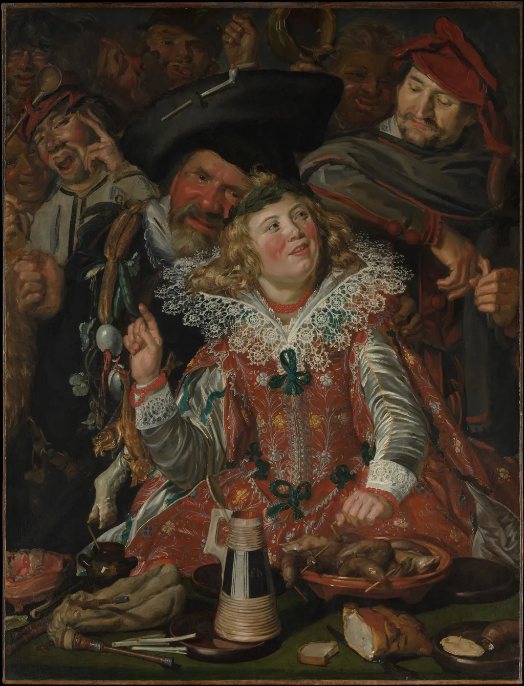 Merrymakers at Shrovetide