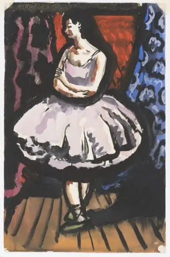 Figure study of a ballerina, by Mervyn Laurence Peake