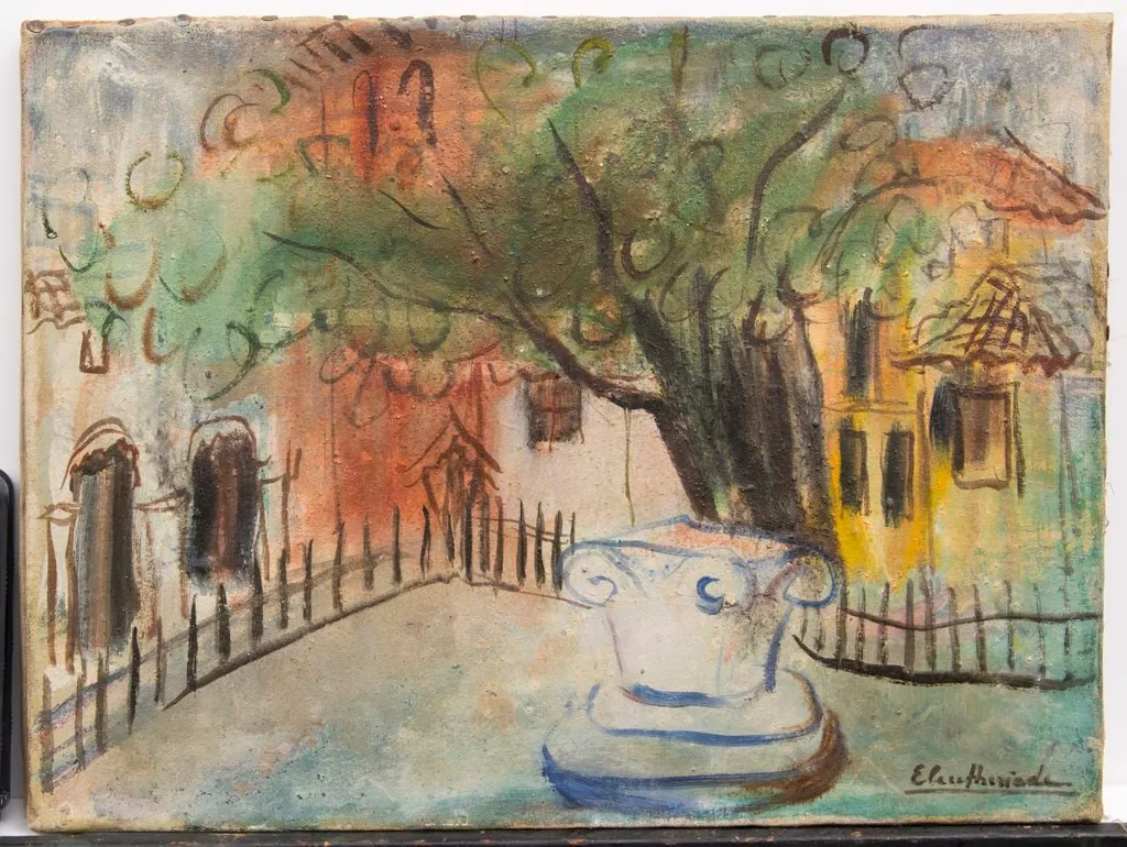 Campo San Zaccaria (Piață din Veneția), by Micaela Eleutheriade, 1968