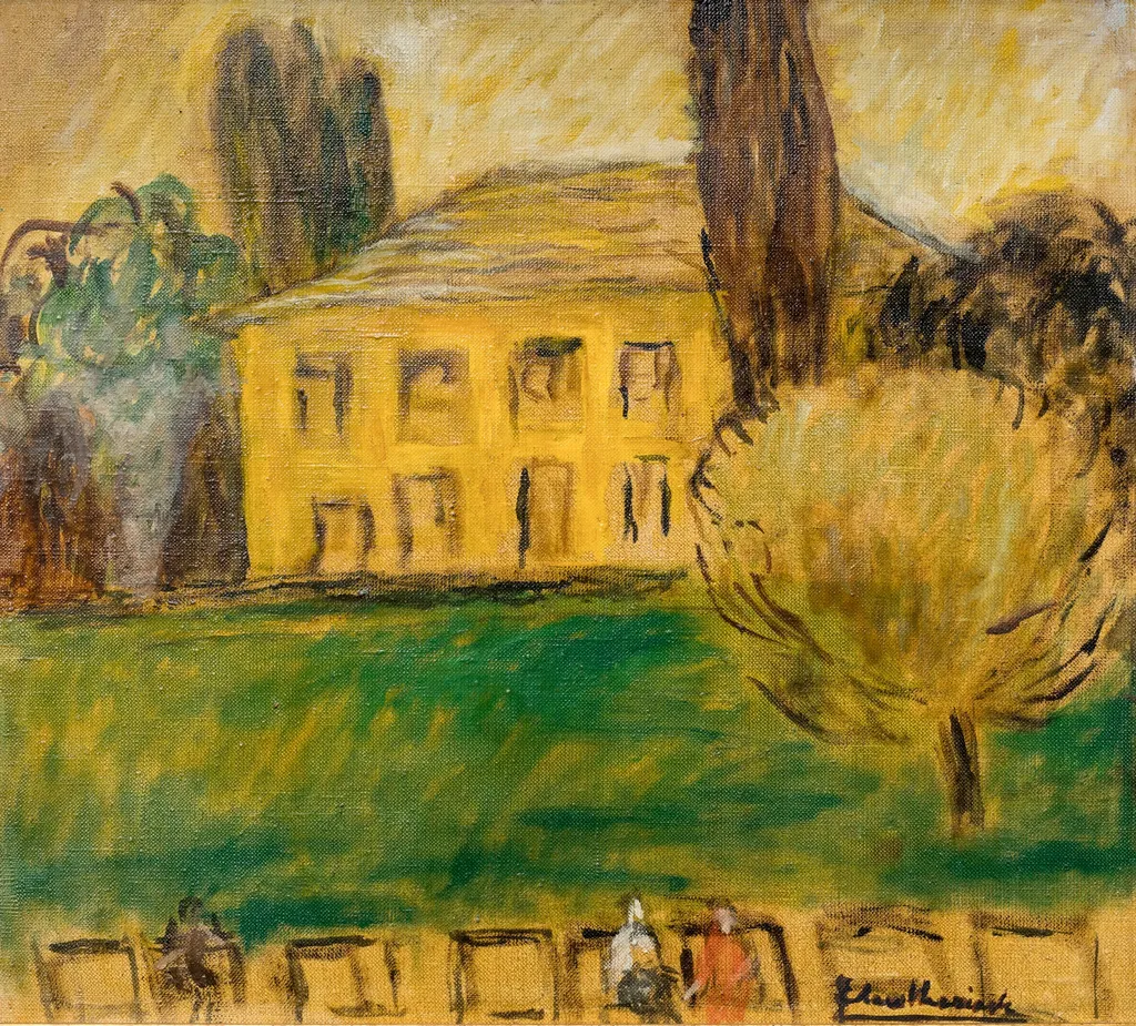 CASA GALBENĂ ÎN CIȘMIGIU, by Micaela Eleutheriade, 1941