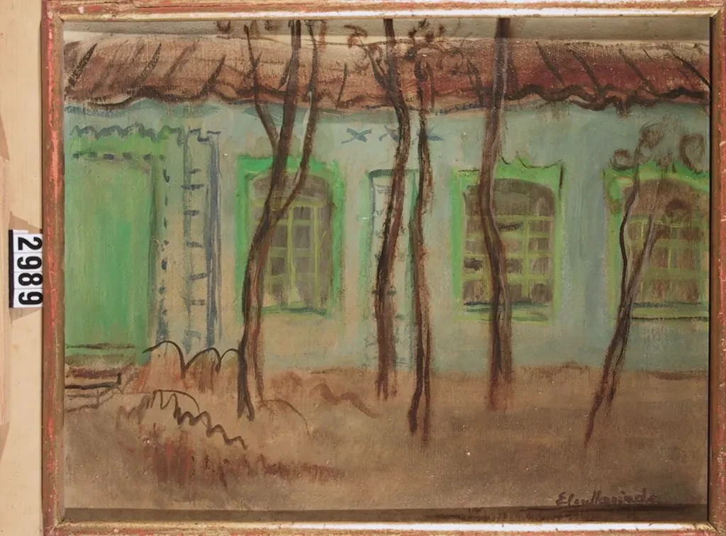 Fațadă la Samarcand, by Micaela Eleutheriade, unspecified, 1950