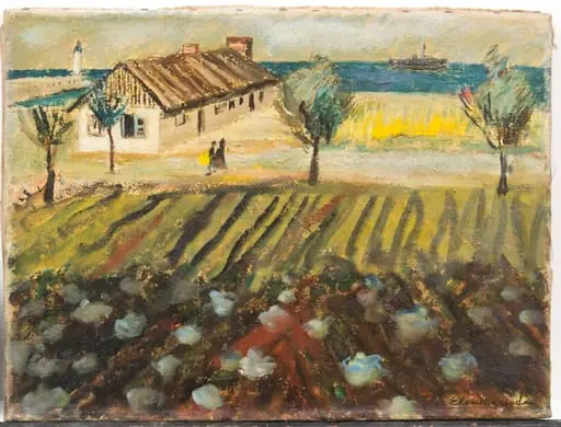 Grădina de zarzavaturi la mare, by Micaela Eleutheriade