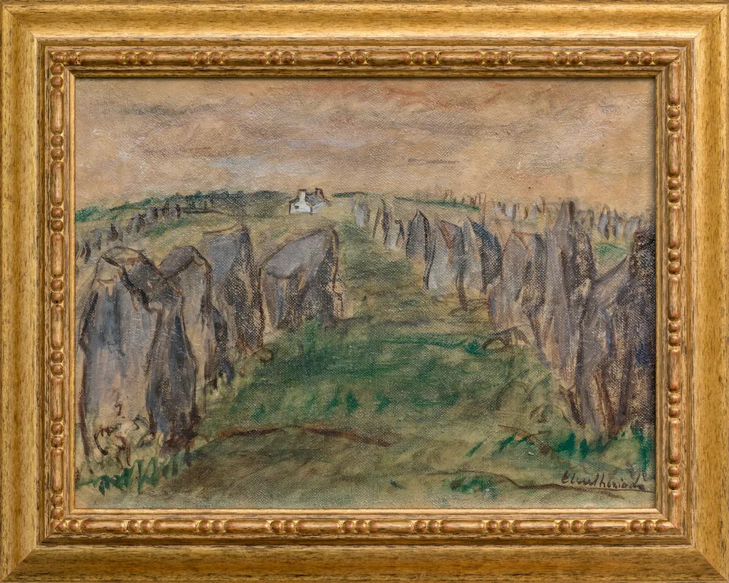 MENHIRE LA CARNAK, by Micaela Eleutheriade, 1941