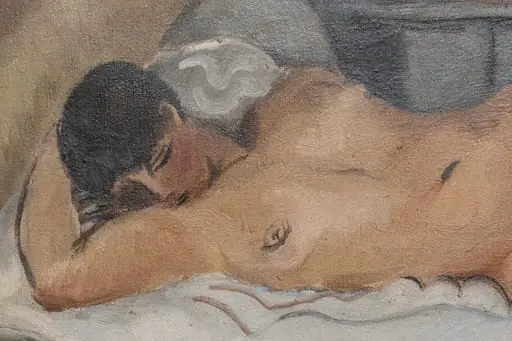 NUD FEMININ CULCAT, by Micaela Eleutheriade