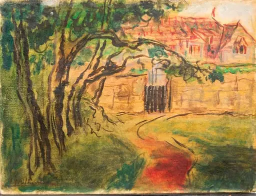 Portița spre pădure, by Micaela Eleutheriade