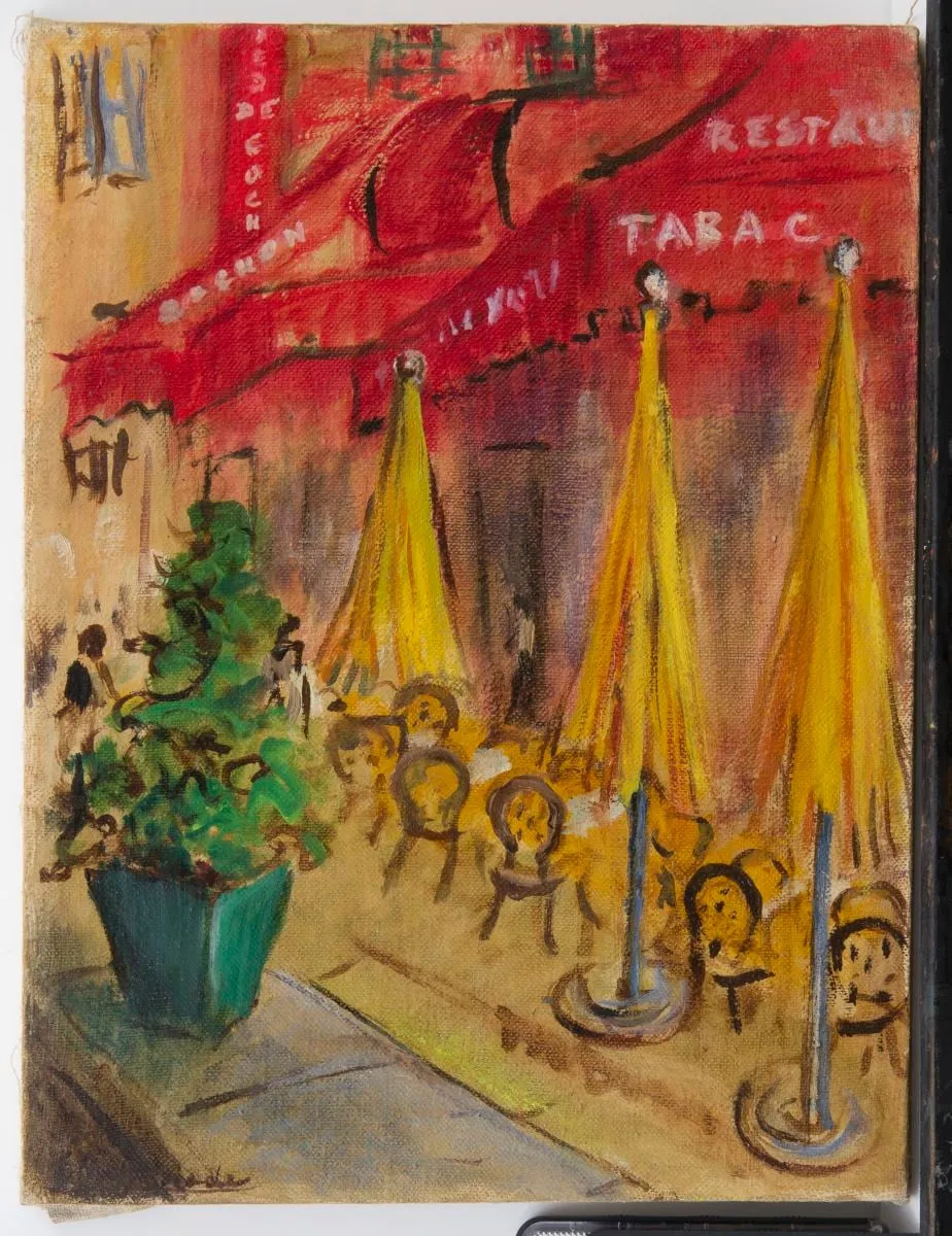 Umbrelele restaurantului, by Micaela Eleutheriade, 1972