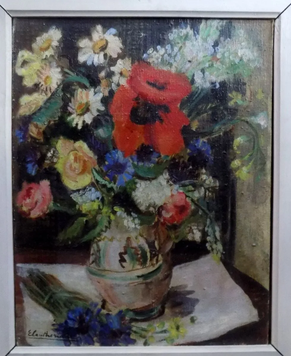 Vas (cu) flori, by Micaela Eleutheriade, 1950