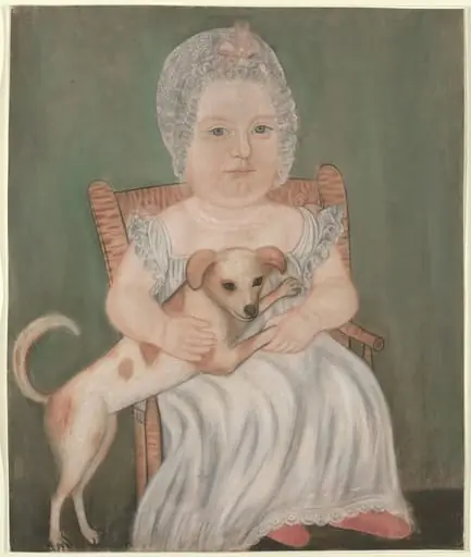 Child with Pet Dog, by Micah Williams