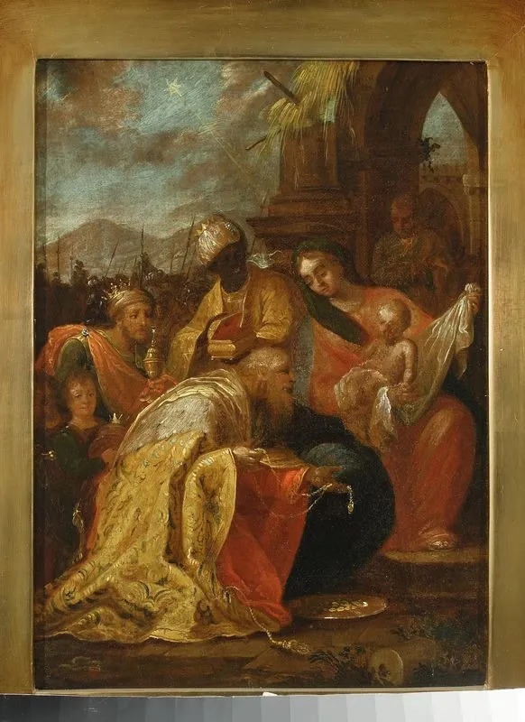 Adoration of the Magi, by Michał Stachowicz, oil, 1806