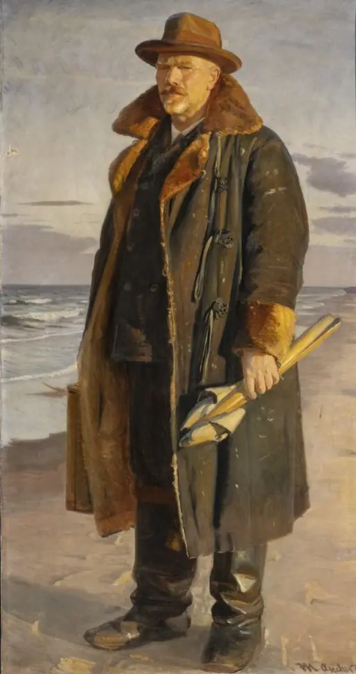 Selfportrait, by Michael Ancher