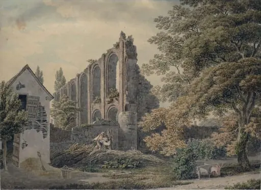 Ruins of St. Botolph's Church, Colchester, by Michael 'Angelo' Rooker