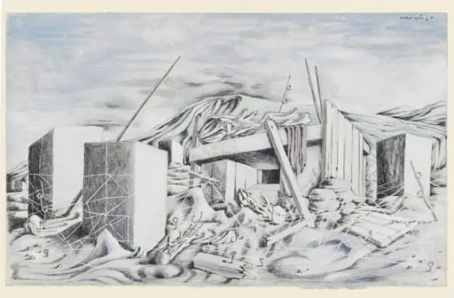 War fortification, by Michael Ayrton (Ayrton Gould)