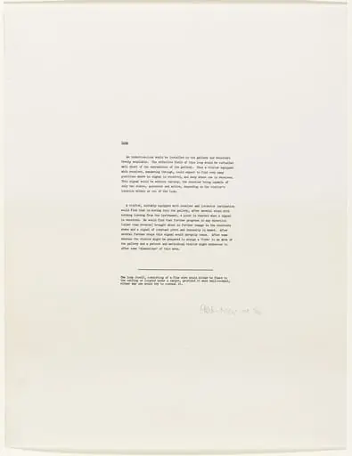 Untitled, by Michael Baldwin Terry Atkinson
