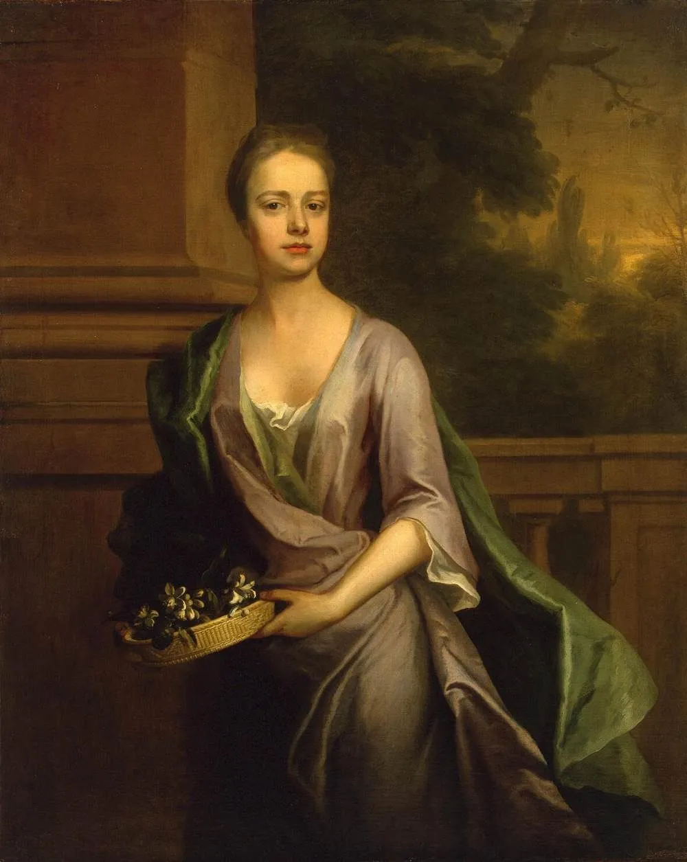 Portrait of a Woman, by Michael Dahl, oil, 1707