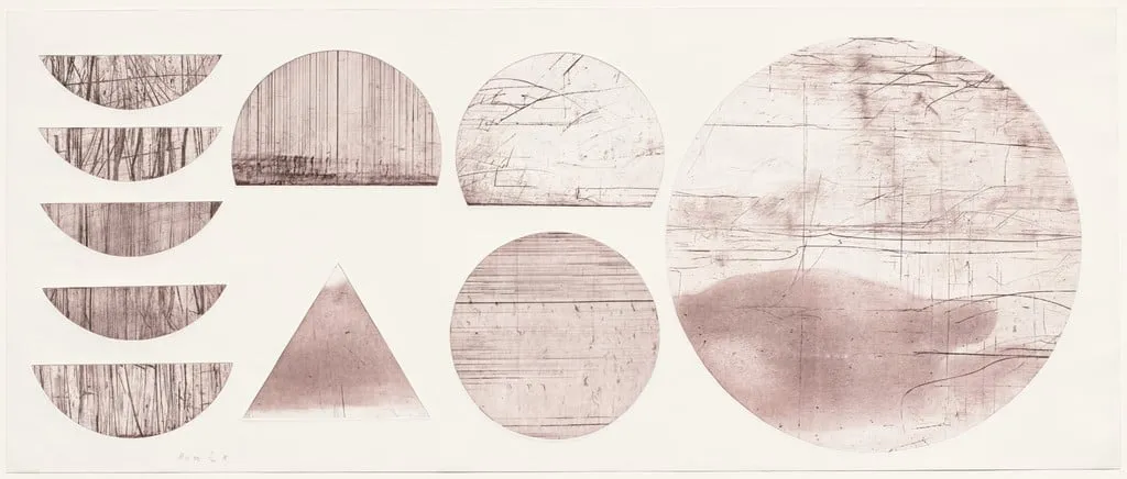 Untitled, by Michael Heizer, ink, 1978