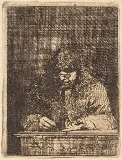 Self-Portrait Drawing, by Michael Lukas Leopold Willmann