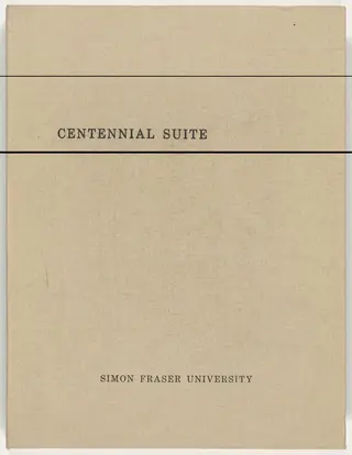 Untitled, by Michael Morris, Toni Onley, Iain Baxter&, Maxwell Bates, B.C. Binning (Bertram Charles Binning), Claude Breeze, Audrey Capel-Doray, Brian Fisher, John Korner, Jack Shadbolt, Gordon A. Smith, Joel Smith, Takao Tanabe Various Artists, 1968
