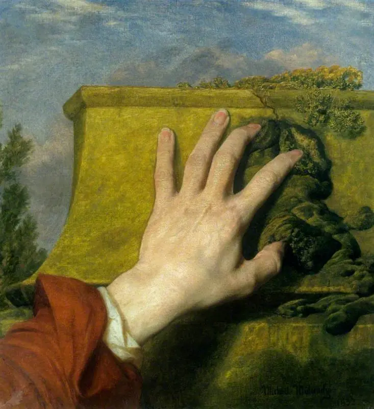 Study of a Hand against a Wall, by Michael Mulready