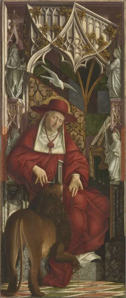 Kirchenväteraltar: Hl. Hieronymus