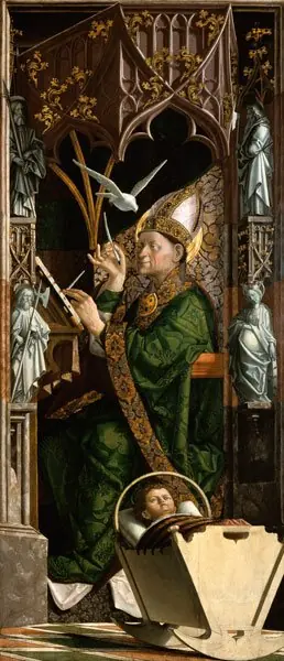 Saint Ambrose from Milan, by Michael Pacher