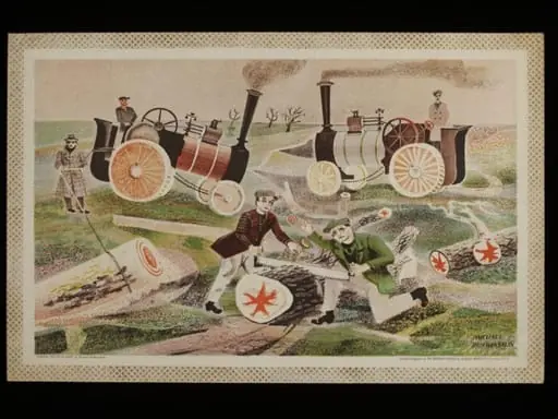 Timber Felling in Essex, by Michael Rothenstein