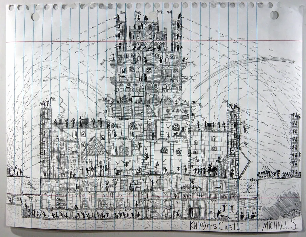 Untitled, by Michael Scoggins, graphite, 2004