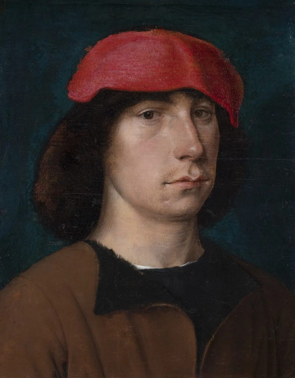 A Young Man in a Red Cap, by Michael Sittow, oil, 1512