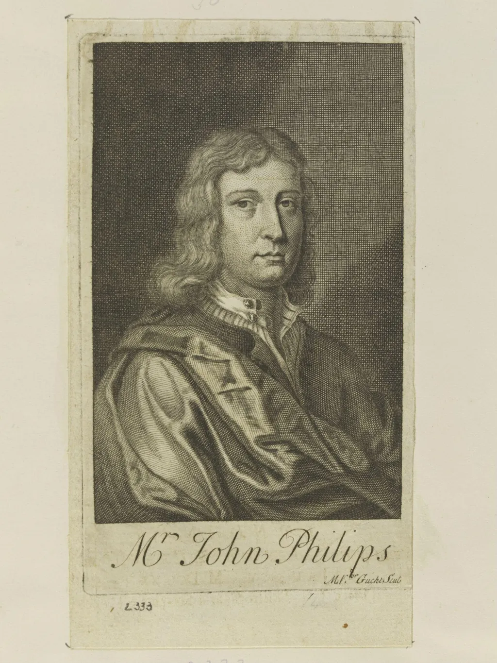Mr. John Philips, by Michael Vandergucht, 1720