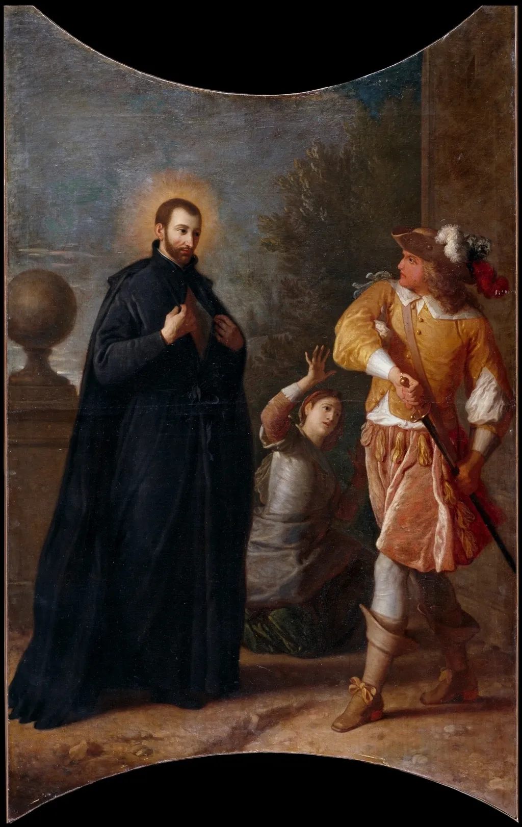 Milagro de san Francisco de Regis, by Michel Ange Houasse, oil, 1702