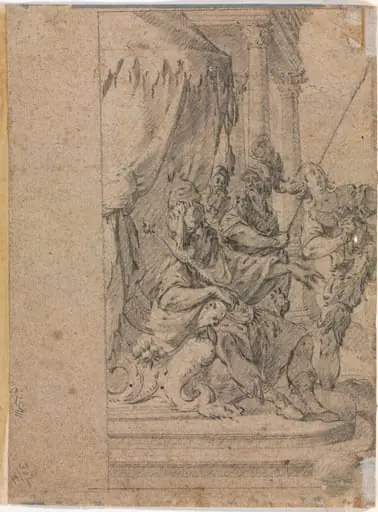 Panthea before Cyrus? (verso), by Michel Dorigny