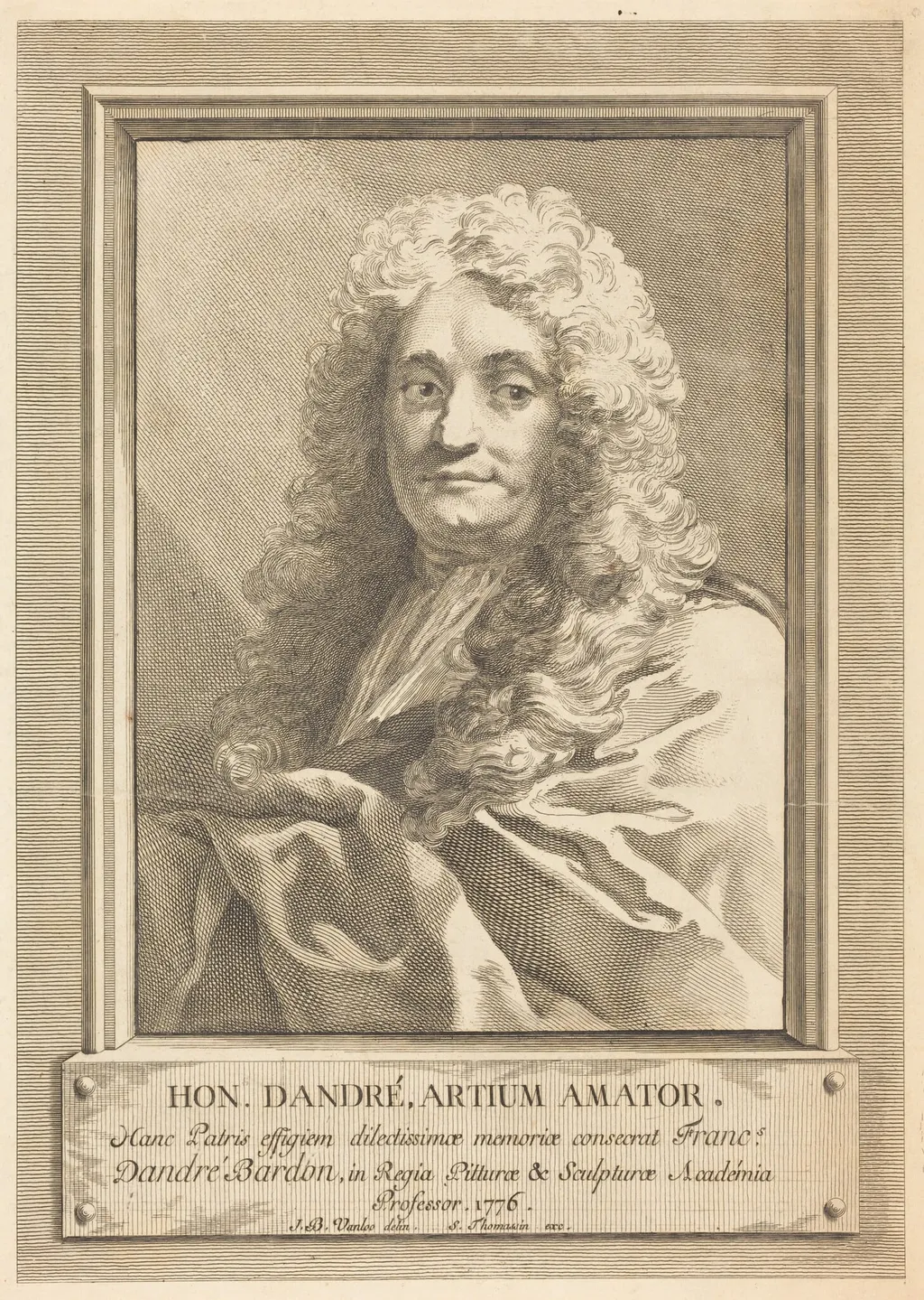 Portrait of the Artist's Father, by Michel-François Dandré-Bardon, ink, 1776