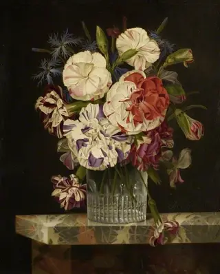 A glass of flowers, by Michel-Joseph Speeckaert, 1811