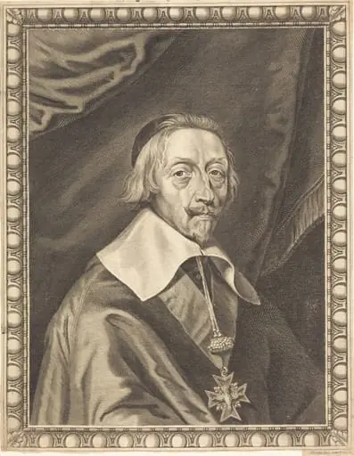 Armand Jean du Plessis, Cardinal Richelieu, by Michel Lasne