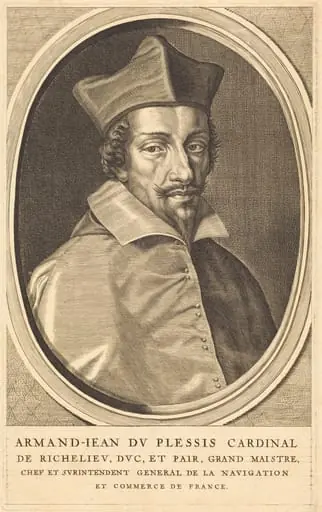 Armand Jean du Plessis, Cardinal Richelieu, by Michel Lasne