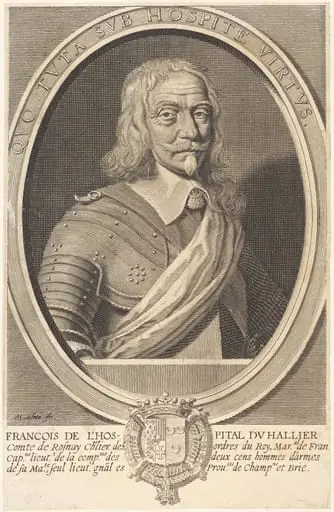 François de l'Hospital du Hallier, by Michel Lasne