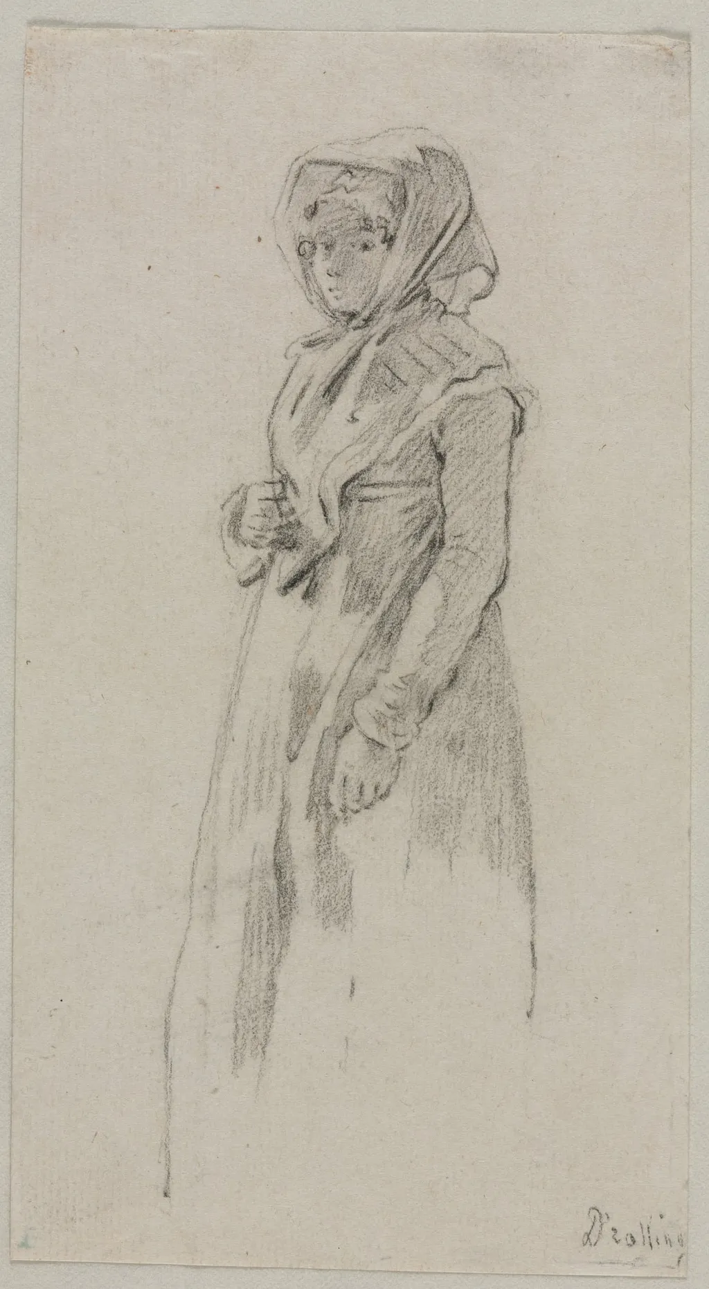 Figure of a Woman, by Michel Martin Drolling, 1828