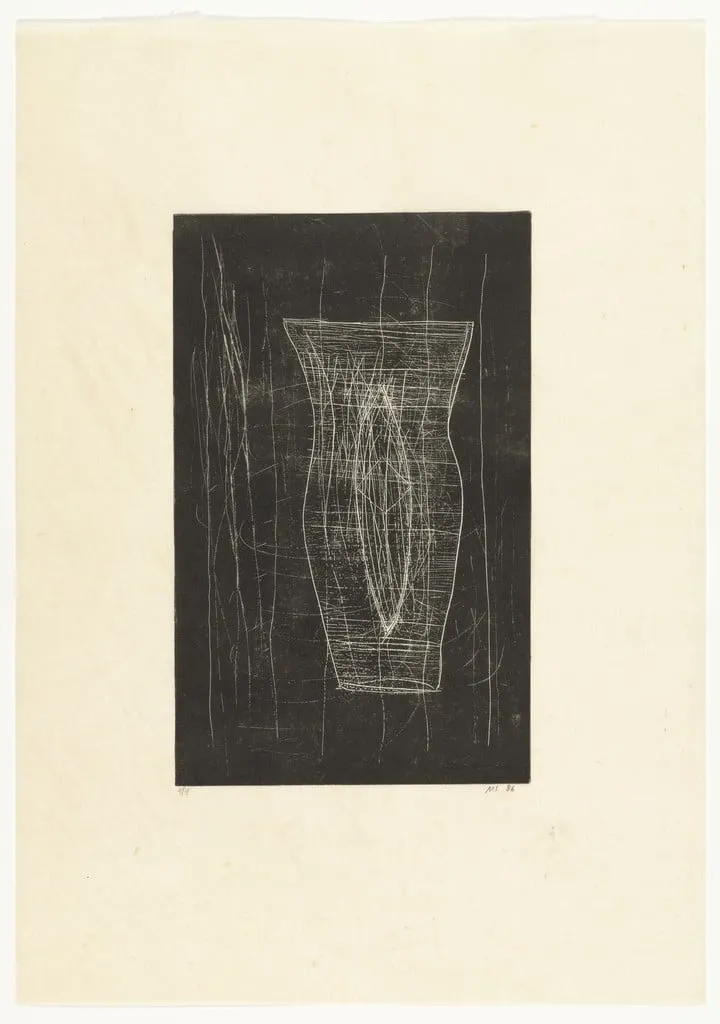 Untitled, by Michel Sauer, ink, 1986