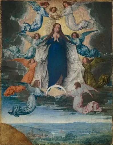 The Assumption of the Virgin, by Michel Sittow