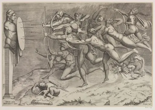 The Archers, by Michelangelo