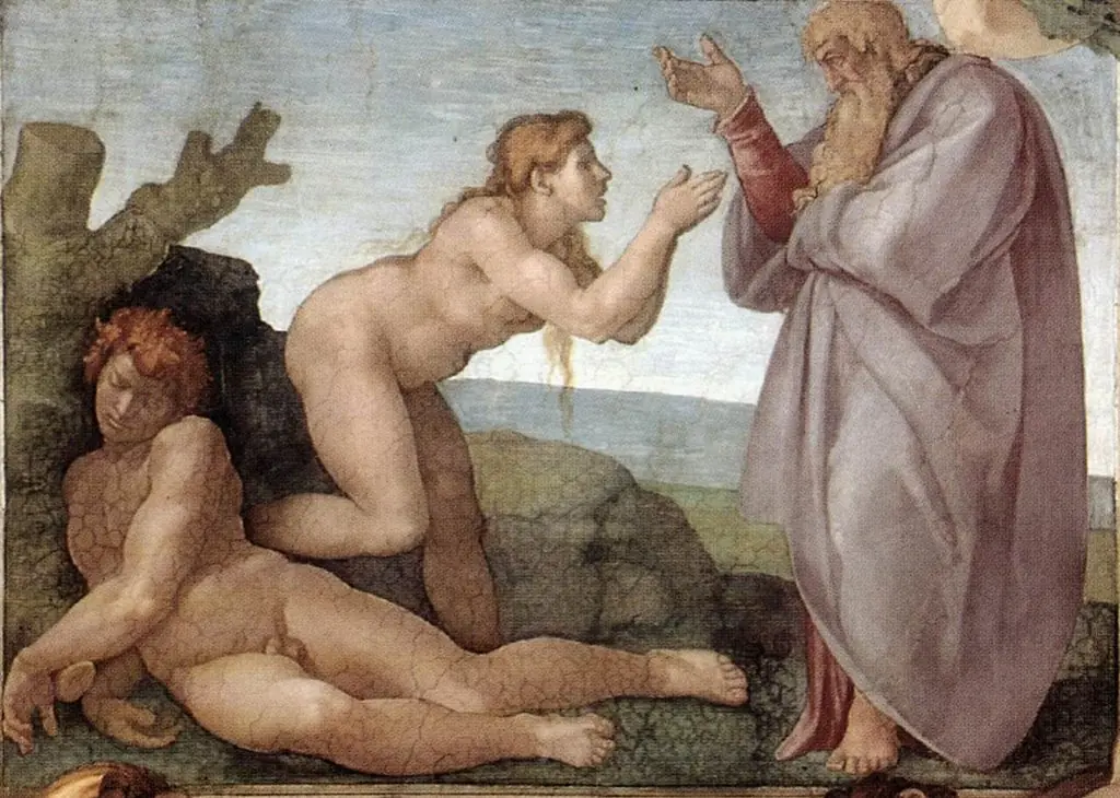 The Creation of Eve, by Michelangelo, 1511
