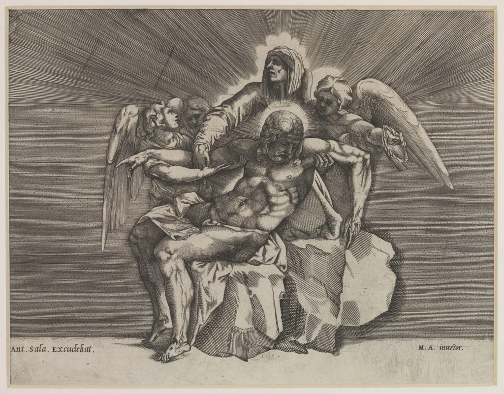 Untitled, by Michelangelo, 1550