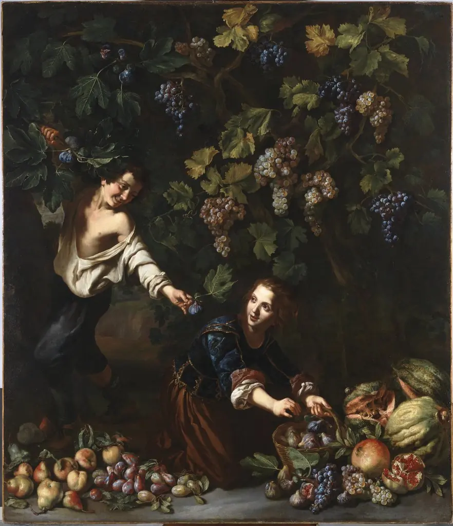 Youths picking Fruit, by Michelangelo Cerquozzi