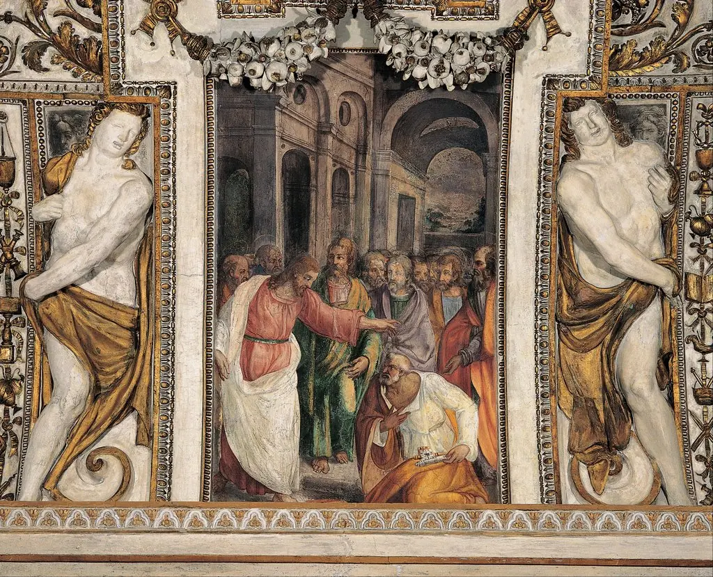 Deliver of the Keys to Saint Peter, by Michele Alberti