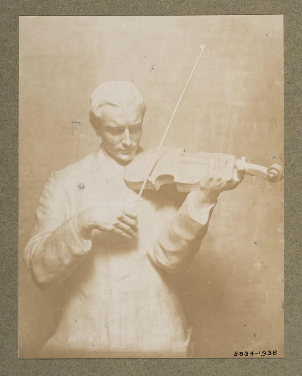 The Violinist, by Michele de Benedetti, photographic