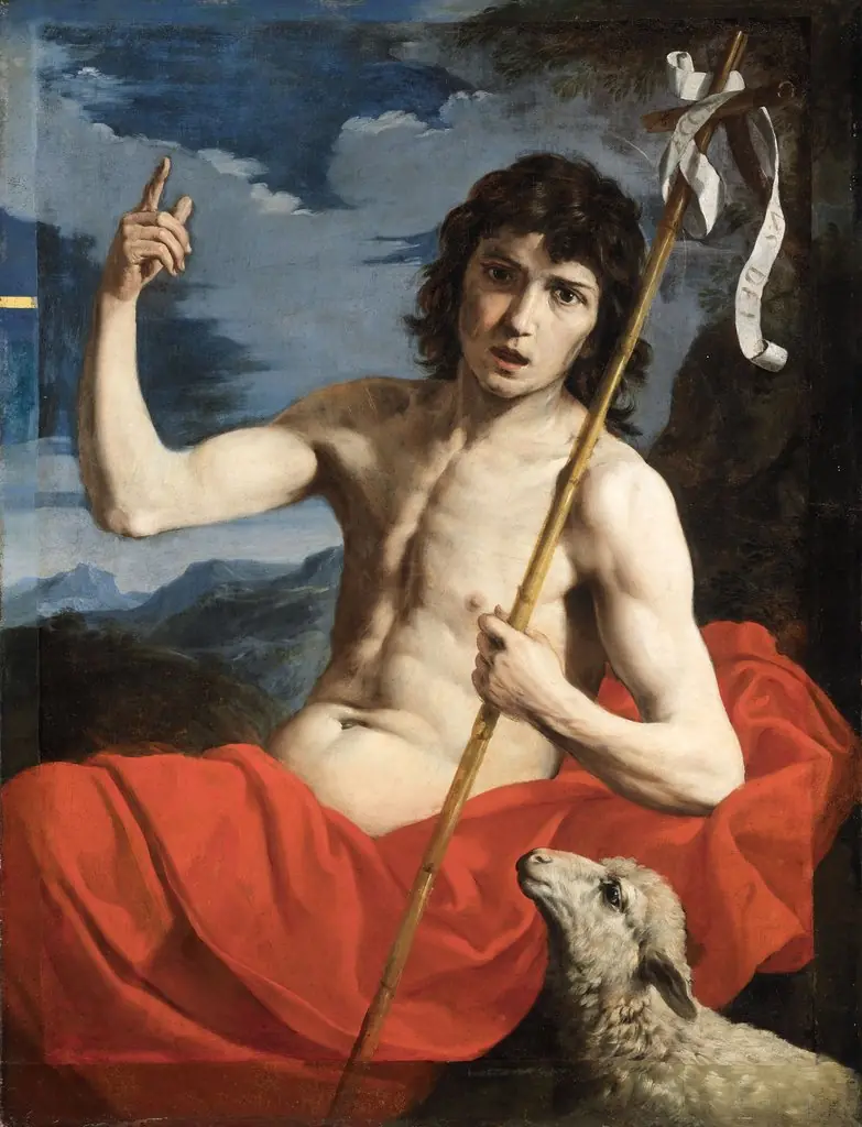 Saint John the Baptist in the Wilderness, by Michele Desubleo