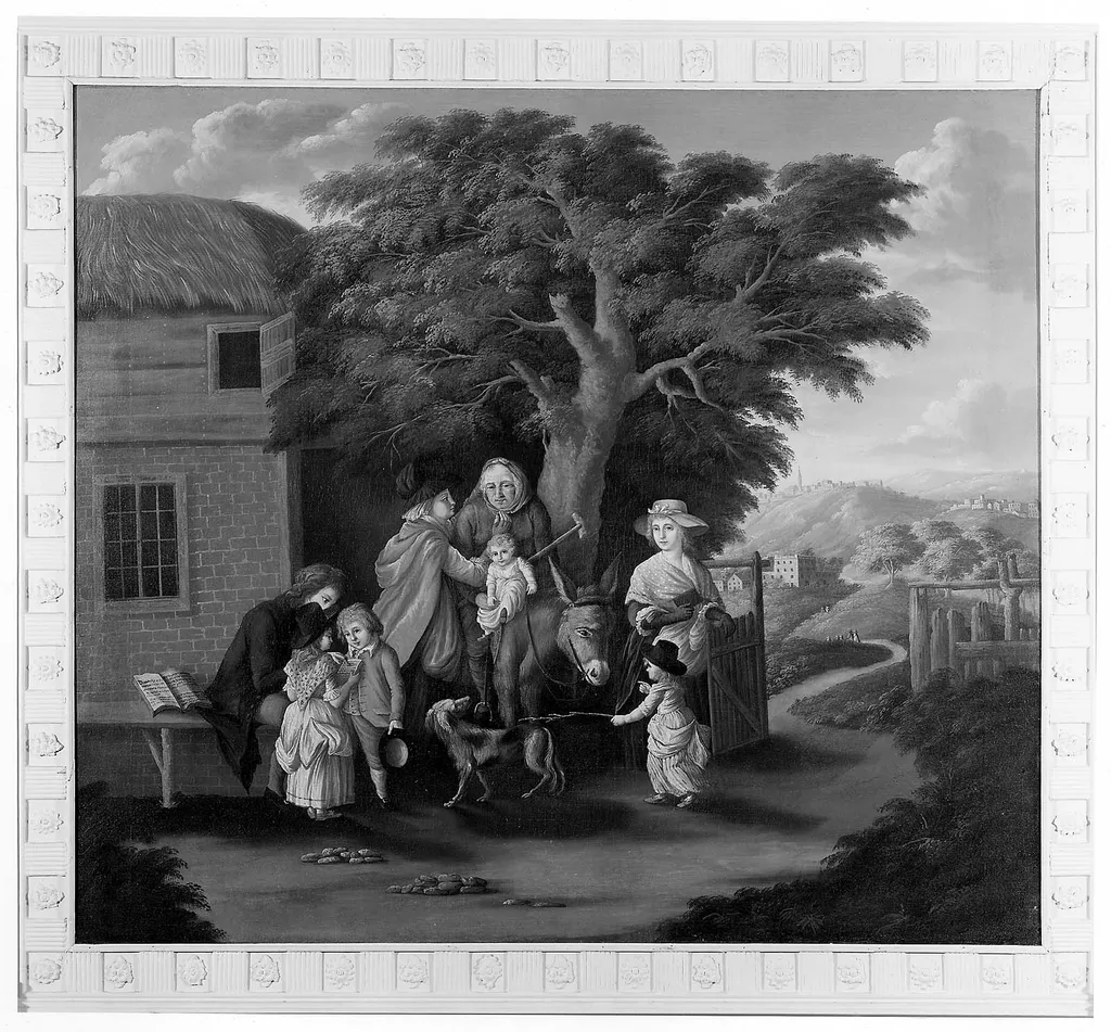 Sunday Morning, by Michele Felice Cornè, oil, 1801
