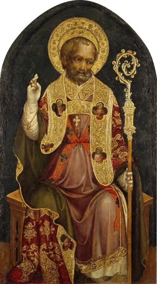 A Bishop Saint, by Michele Giambono